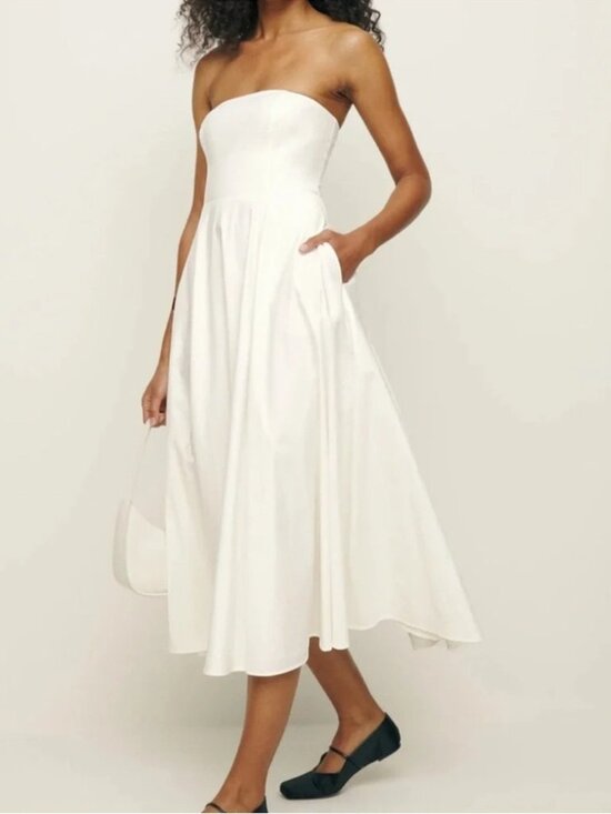 Reformation Dresses & Skirts - Reformation Astoria Dress White Size 4